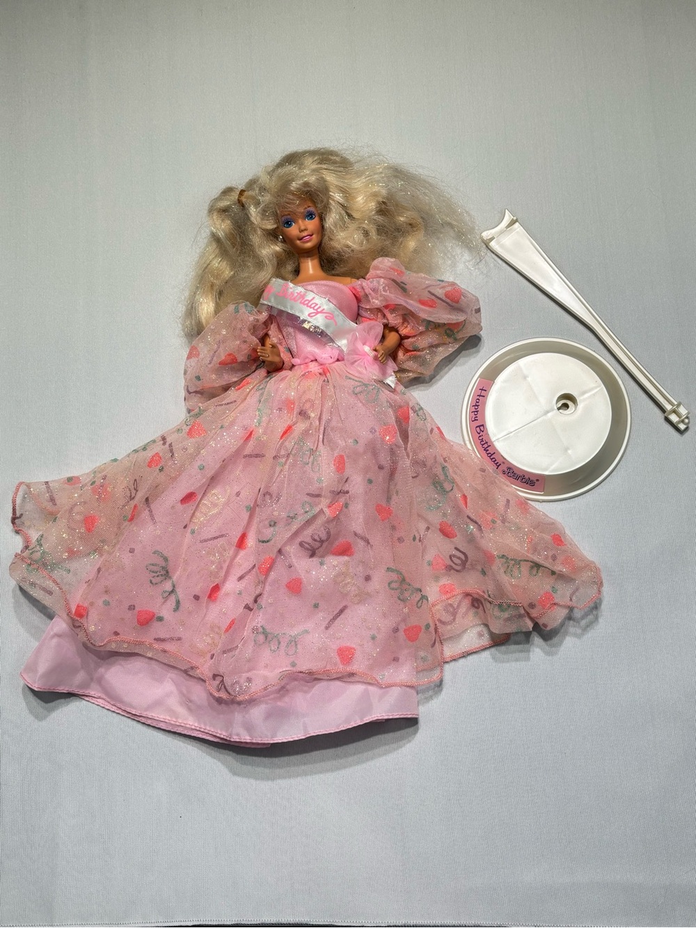🎂 Vintage 1990 Happy Birthday Barbie - Mattel #7913